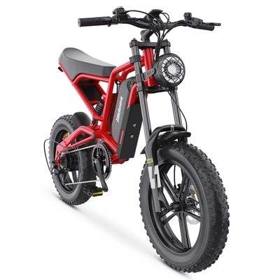 Hidoes B6 Elcykel - 1200W effekt | 15,6Ah batteri | 15,5 mph hastighet | 44mi räckvidd