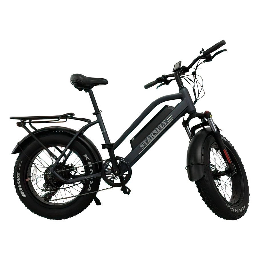 Starsfly PowerStep elcykel - 500W effekt | 13Ah batteri | 21 mph hastighet | 37mi räckvidd