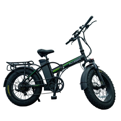 Allegro City Fold Hydraulisk broms Fällbar elcykel med lång räckvidd