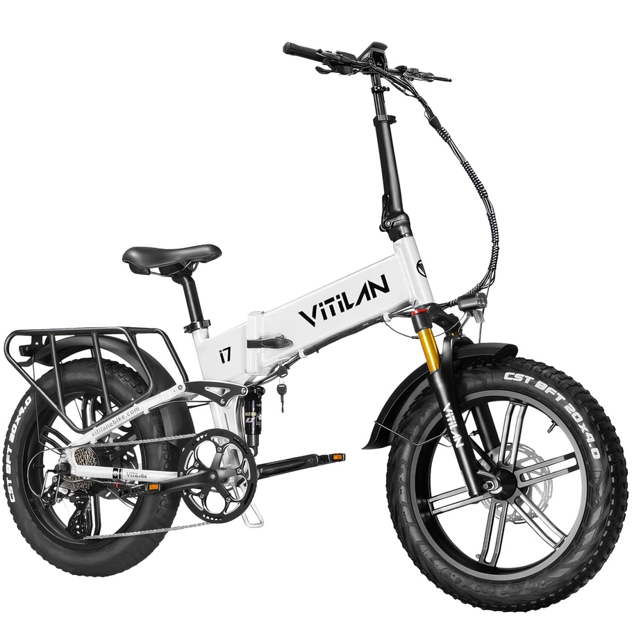 I7 Pro 3.0 vikbar elektrisk cykel - 1200W effekt | 20Ah batteri | 28mph hastighet | 65mi räckvidd