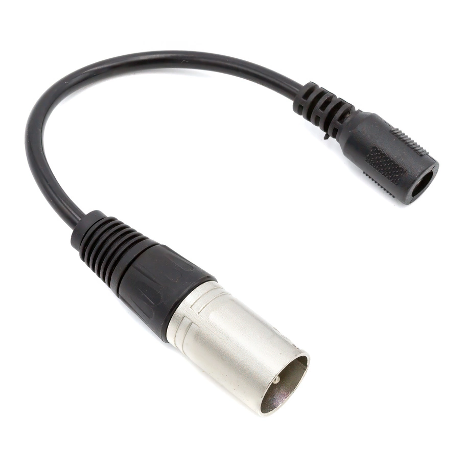 Adapter DC 2,1 mm x 5,5 mm till XLR 3 PIN