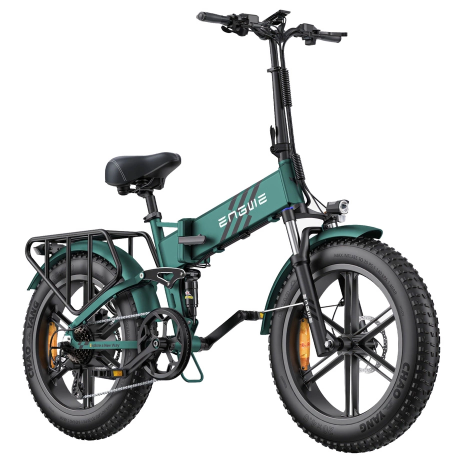 ENGWE Engine Pro 2.0 hopfällbar elcykel - 1200 W effekt | 16 Ah batteri | 28 mph hastighet | 68 km räckvidd