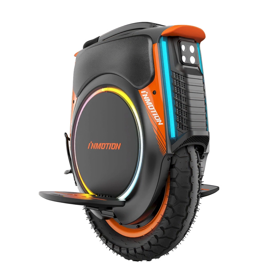 InMotion V12 Pro elektrisk enhjuling - 2800W effekt | 25Ah batteri | 44mph hastighet | 99mi räckvidd