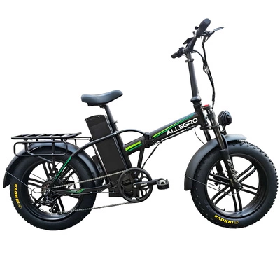Allegro City Fold Pro 162mi lång räckvidd Hydraulisk broms lång räckvidd hopfällbar elcykel