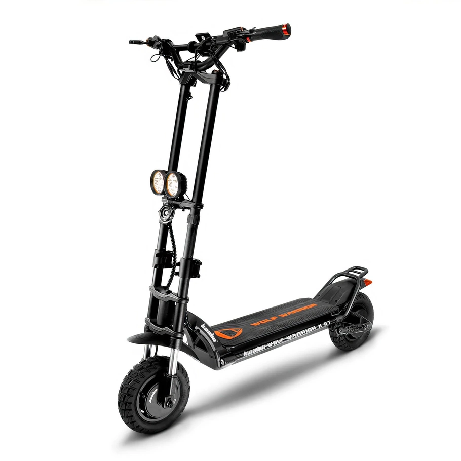 Kaabo Wolf Warrior X GT Elektrisk Elektrisk skoter | Hög prestanda | 2200W (3500W Peak) effekt | 44mph hastighet | 29Ah batteri | 69mi räckvidd | Dual Motor Design | Premium Sport Transport