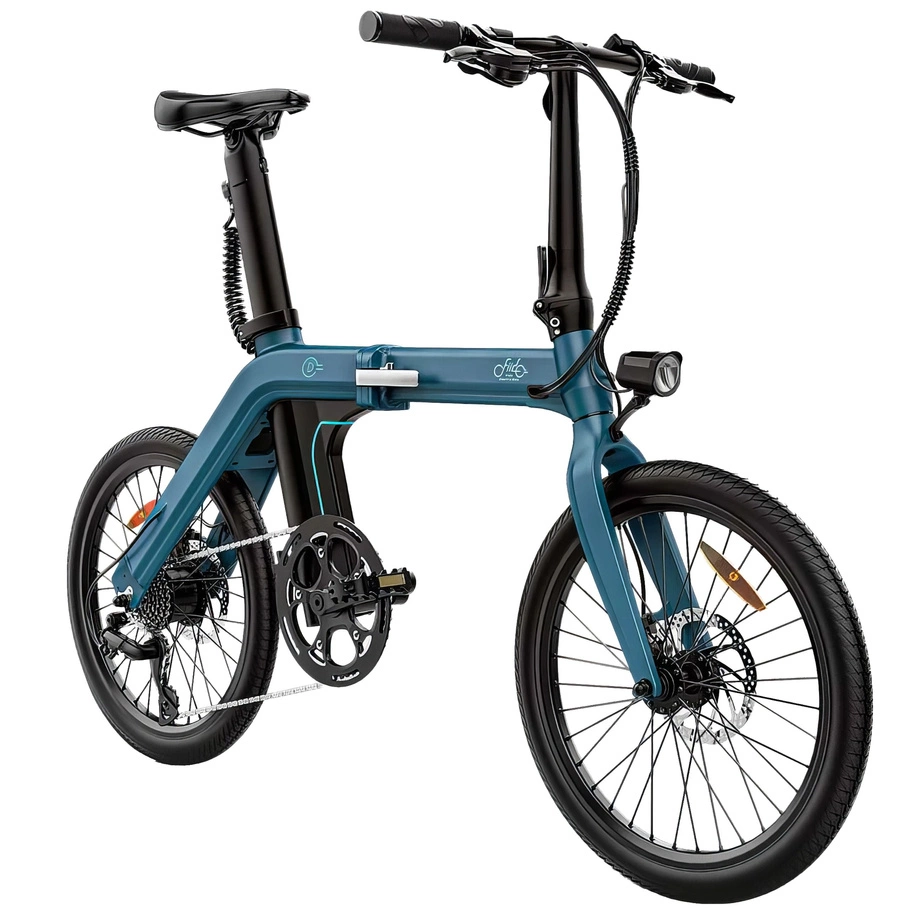 Fiido D11 hopfällbar elcykel - 250W effekt | 11,6Ah batteri | 15,5 mph hastighet | 62mi räckvidd