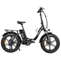 Vitilan U7 vikbar elektrisk cykel - 750W effekt | 20Ah batteri | 28mph hastighet | 65mi räckvidd