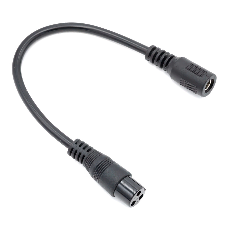 Adapter DC 2,1 mm x 5,5 mm till GX 16