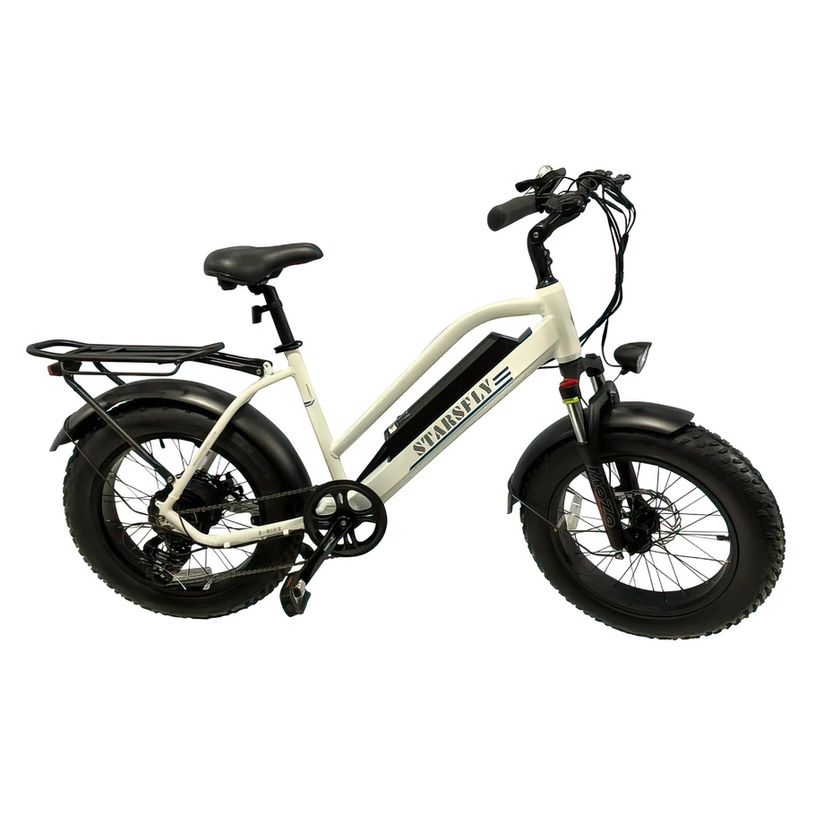 Starsfly PowerStep elcykel - 500W effekt | 13Ah batteri | 21 mph hastighet | 37mi räckvidd