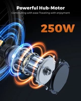 ENGWE T14 hopfällbar elcykel - 600 W effekt | 10 Ah batteri | 30 km/h hastighet | 50 km räckvidd