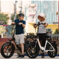 Vitilan U7 vikbar elektrisk cykel - 750W effekt | 20Ah batteri | 28mph hastighet | 65mi räckvidd