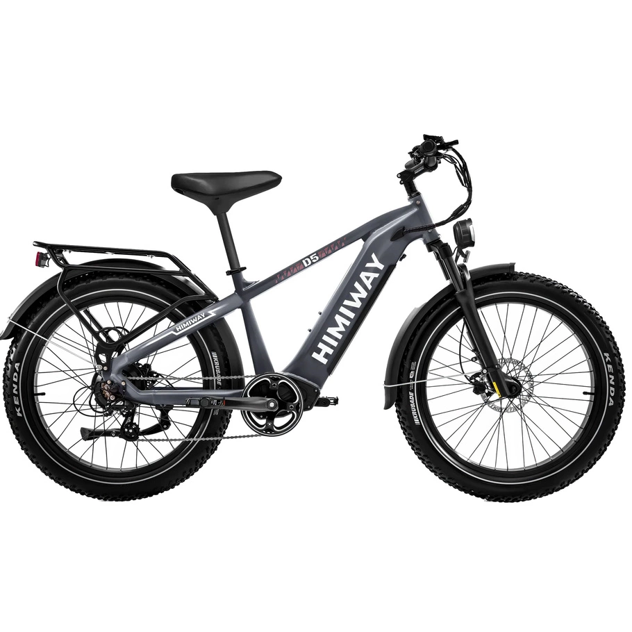 Himiway D5 Zebra High-Step Electric Bike - 250W Power | 20Ah Battery | 15.5mph Speed | 80mi Range