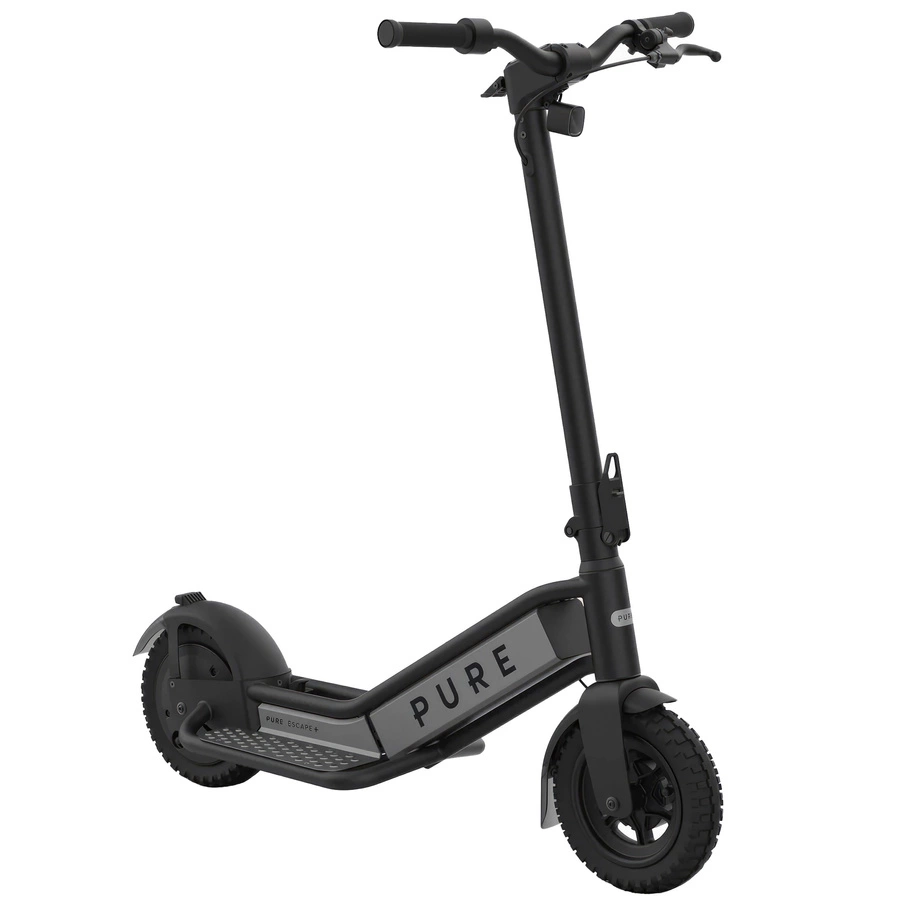 Pure Escape+ Electric Elektrisk skoter - 900W effekt | 12Ah batteri | 15,5 km/h hastighet | 31mi räckvidd
