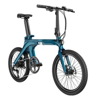 Fiido X Classic hopfällbar elcykel - 350W effekt | 11,6Ah batteri | 15,5 mph hastighet | 81mi räckvidd | platt styre