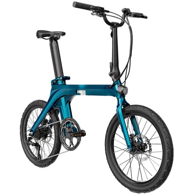 Fiido X 2025 hopfällbar elcykel - 250W effekt | 11,6Ah batteri | 15,5 mph hastighet | 81mi räckvidd | stigande styre