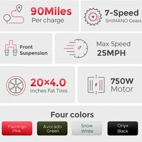 ENGWE L20 Elcykel - 750W effekt | 13Ah batteri | 25 mph hastighet | 90mi räckvidd