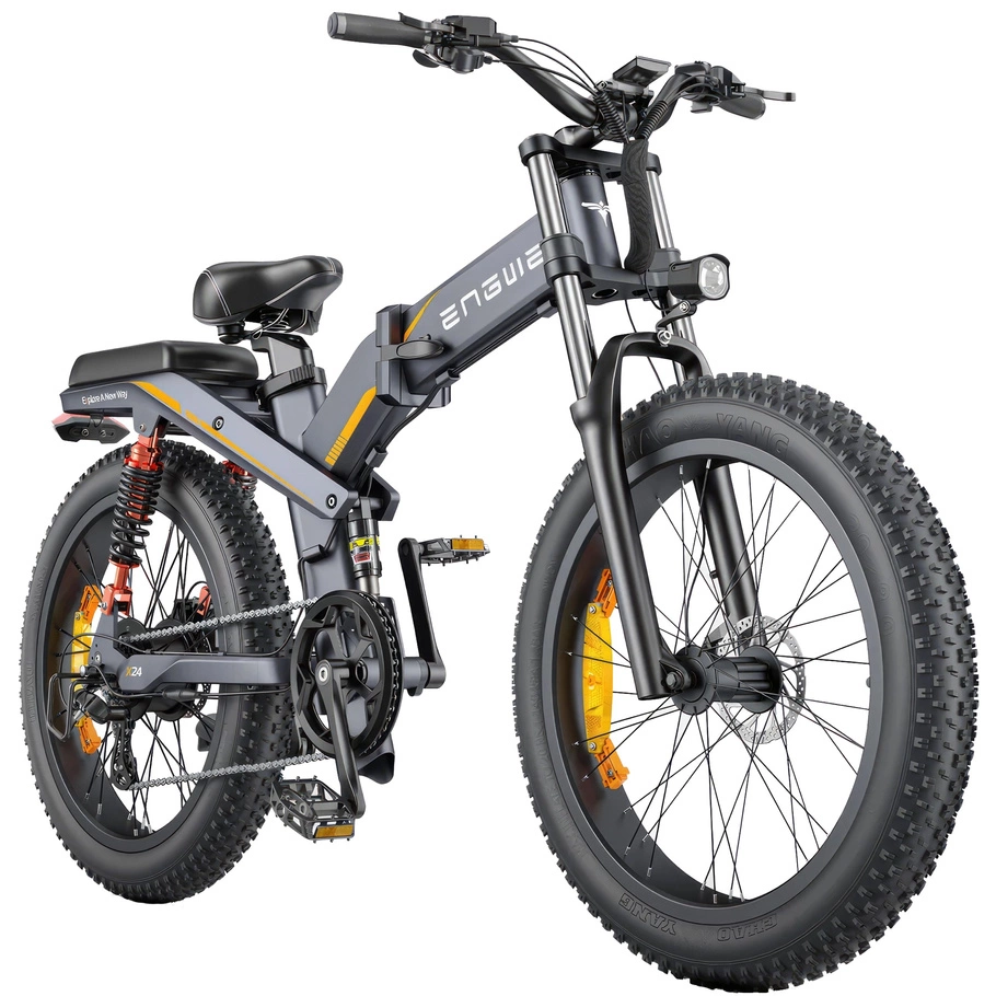 ENGWE X24 Vikbar elcykel - 1000W / 29,2Ah / 93mi [150km] räckvidd / 31mph [50kph] hastighet