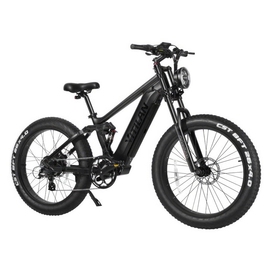 Vitilan T7 Elektrisk mountainbike - 1200W effekt | 20Ah batteri | 28mph hastighet | 80mi räckvidd