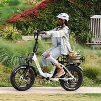 Vitilan U7 vikbar elektrisk cykel - 750W effekt | 20Ah batteri | 28mph hastighet | 65mi räckvidd