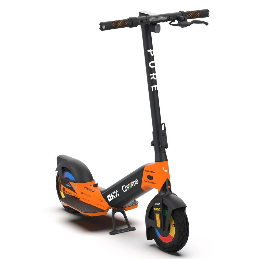 Pure Mclaren MCL38 710W 12Ah Orange & Svart 15,5 km/h 31mi Räckvidd