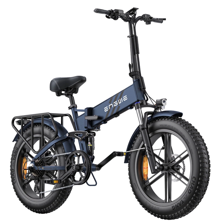 ENGWE Engine Pro 2.0 hopfällbar elcykel - 1200 W effekt | 16 Ah batteri | 28 km/h hastighet | 68 km räckvidd