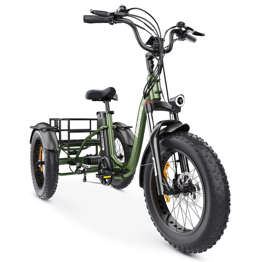 Hidoes ET1 Elektrisk trehjuling - 750W effekt | 20Ah batteri | 25mph hastighet | 59mi räckvidd