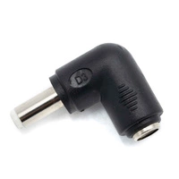 DC-adapter 5,5 mm x 2,1 mm till 5,5 mm x 2,5 mm