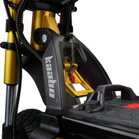 Kaabo Wolf King GTR Elektrisk Elektrisk skoter | Extrem prestanda | 4000W (13440W Peak) effekt | 65 km/h hastighet | 35Ah batteri | 112mi räckvidd | 12-tums design | Ultimate Sport Transport