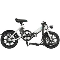 Fiido D3 Pro Mini vikbar elektrisk cykel - 250W effekt | 7.8Ah batteri | 15.5mph hastighet | 37mi räckvidd