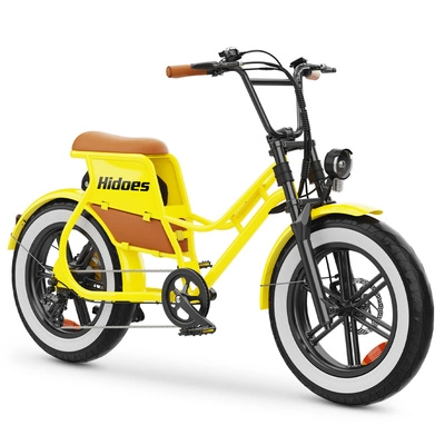 Hidoes C8 Elcykel - 800W effekt | 13Ah batteri | 25mph hastighet | 44mi räckvidd
