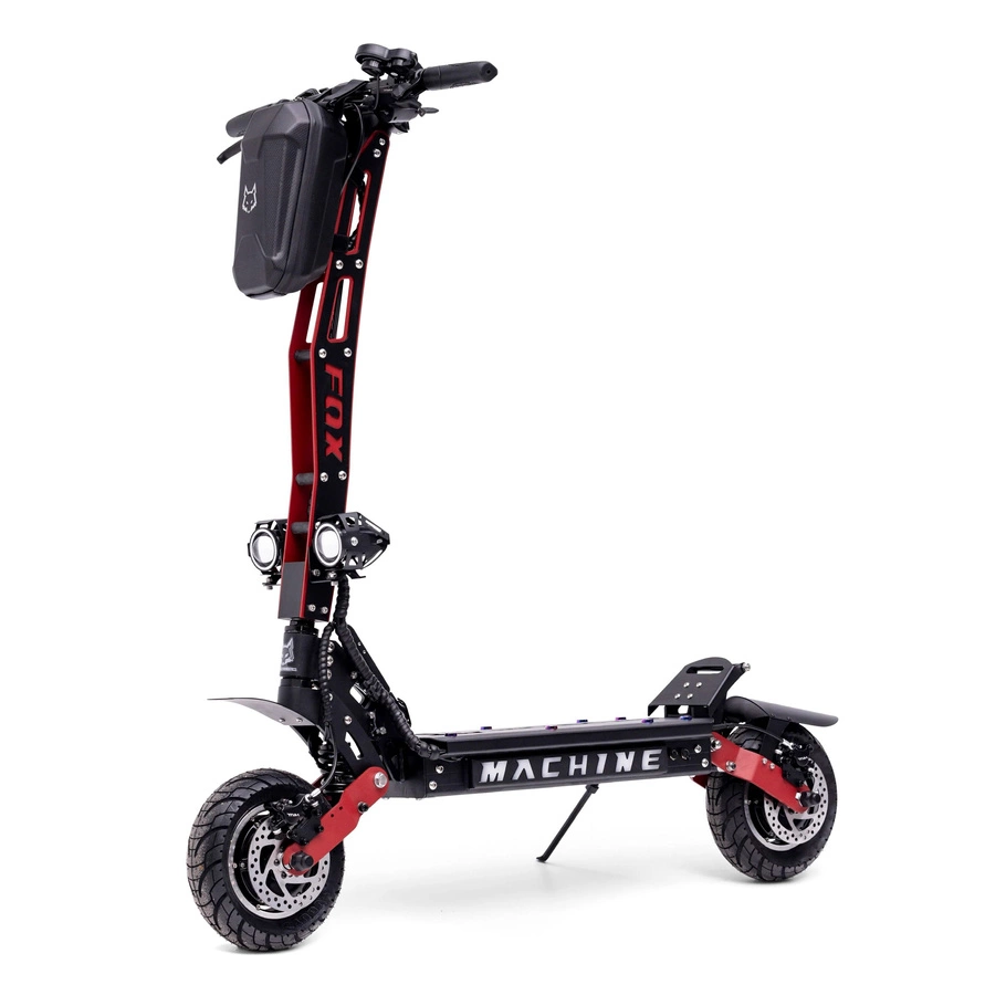 Machine Fox Elektrisk Elektrisk skoter | Extrem prestanda | 2400 W (3200 W max) effekt | 43 km/h hastighet | 20,4 Ah batteri | 43 km räckvidd | Full Metal Design | Premium stadstransport