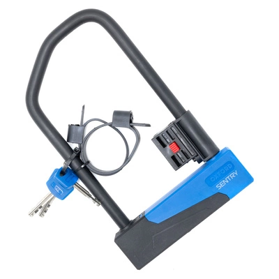U Lock Oxford Sentry 260 190MM X 110MM D Lock Secure Ebike Eelektrisk skoter SIlver Rating