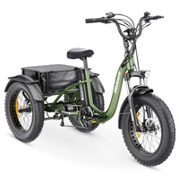 Hidoes ET1 Elektrisk trehjuling - 750W effekt | 20Ah batteri | 25mph hastighet | 59mi räckvidd