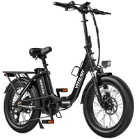 Vitilan U3 hopfällbar elektrisk cykel - 750W effekt | 13Ah batteri | 28mph hastighet | 45mi räckvidd