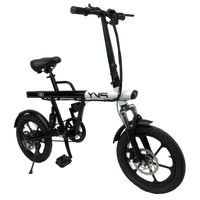PVY S2 vikbar elektrisk cykel - 250W effekt | 7,5Ah batteri | 15,5 mph hastighet | 37mi räckvidd