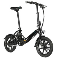 Fiido D3 Pro Mini vikbar elektrisk cykel - 250W effekt | 7.8Ah batteri | 15.5mph hastighet | 37mi räckvidd