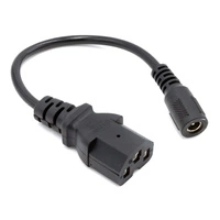 Adapter DC 2,1 mm x 5,5 mm till IEC C13