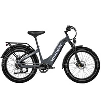 Himiway D5 Zebra Step-Thru Electric Bike - 250W Power | 20Ah Battery | 15.5mph Speed | 80mi Range