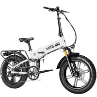 I7 Pro 3.0 vikbar elektrisk cykel - 1200W effekt | 20Ah batteri | 28mph hastighet | 65mi räckvidd