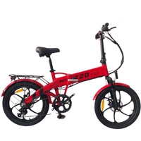 PVY Z20 Pro hopfällbar elcykel - 500 W effekt | 10,4 Ah batteri | 15,5 mph hastighet | 50 km räckvidd