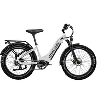 Himiway D5 Zebra Step-Thru Electric Bike - 250W Power | 20Ah Battery | 15.5mph Speed | 80mi Range